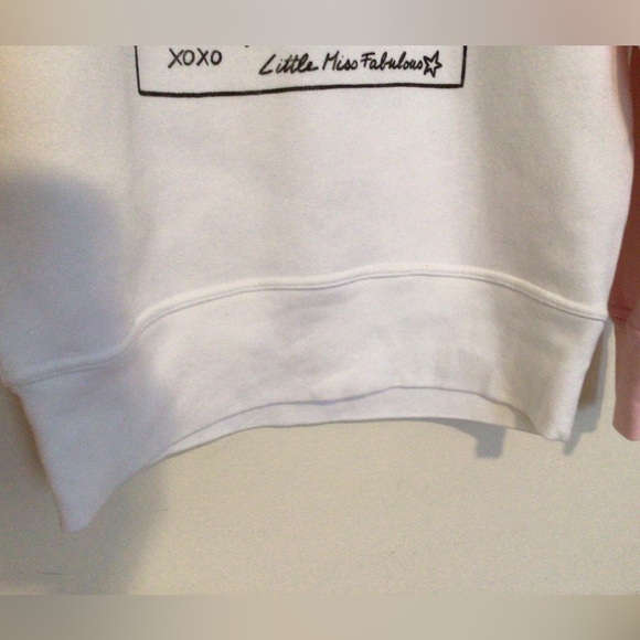Sandro “Little Miss Fabulous” Graphic Sweatshirt in Size 1/ XS - Picture 5 of 7